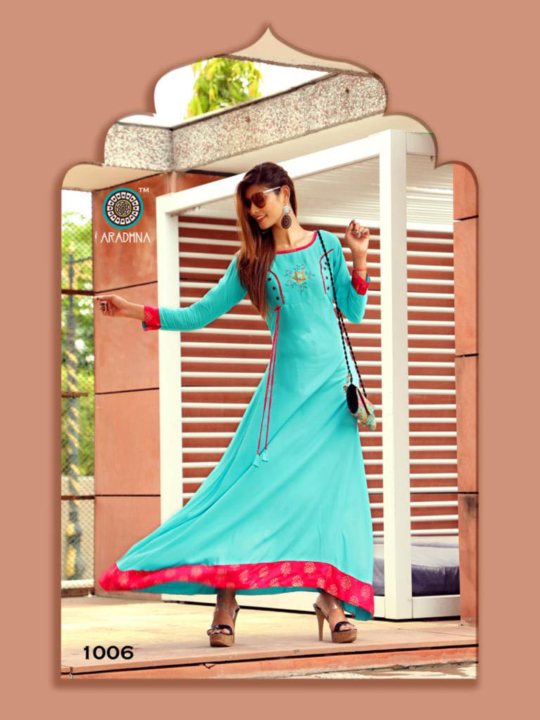 Aradhna Western Girl Kurti Set Supplier Aradhna Western Girl Kurti Set Supplier